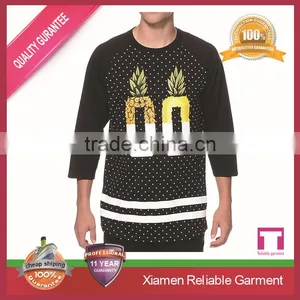 New Design 100% Cotton 3/4 Sleeve Hawaii Shirt , High Quality Wholesale Printing Custom Accepted thumbnail-5