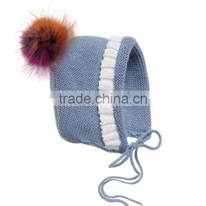 Myfur Customized Baby Bandanna Knitted Hat Wholesale thumbnail-1