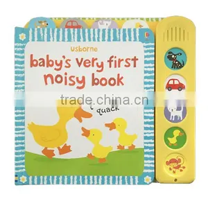 Children Sound Board Book 5 Buttons Music Book With Die Cutting Patterns thumbnail-1