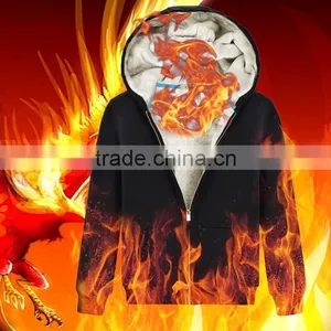 Custom Fashion Fleece Hoodies in Bulk thumbnail-1