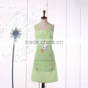 Advertising Promotional Gifts Small White Rabbit Kitchen Apron Custom Anti - Foupler Peach Skin ad Custom Gift Aprons thumbnail-1