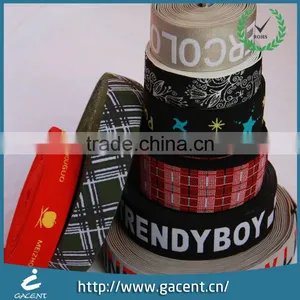 Jacquard Elastic Webbing for Underwear With Printed Logo thumbnail-1
