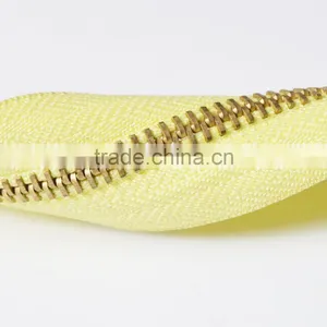 #5 C/E Brass Metal Zippers or 5# Zips thumbnail-3