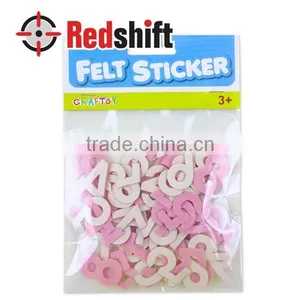 OEM Teaching Material Craftoy Felt Sticker Letter Blue Low Price thumbnail-3