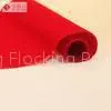 1.5M Plain Red Velvet Flock Fabric For Jewellry Box , Polyester Velvet Upholstery Fabric thumbnail-1