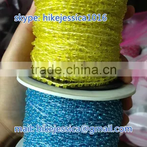 Wholesale Beaded Garment Loose Beads/ Cording Bead / Cheap China Glass Beads Roll Cording Thread thumbnail-5