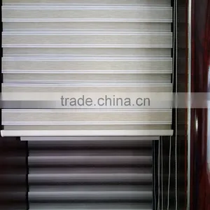 Double Layers Roller Zebra Blinds Shade Wholesale Fabrics China thumbnail-4