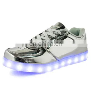 Melbourne Shuffle Ghost Step Dance Pink Micro PU Leather Luminous LED Shoes Sneakers Men Women Footwear thumbnail-1