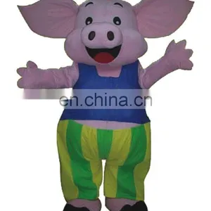 Pet Fur Costume / Pink Pig Party Clothes thumbnail-1