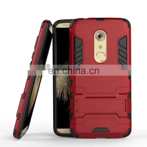 Detachable 2 in 1 With Stand Hybrid Hard PC + Black TPU Back Cover Case for ZTE Axon 7 thumbnail-1