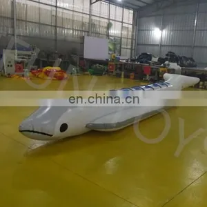8 Person Ride Floating Dolphin Inflatable Water Ski Banana Towable Boat thumbnail-4