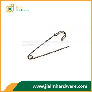 Matte Silvery Safety Pins Jewelry 100mm x 2.2 mm Size for Kilts Blankets Skirts Crafts thumbnail-2