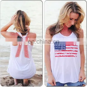 2016 Hot Sale Flag Pattern Sleeveless Waistcoat With Bowknot thumbnail-2