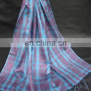 Pure Silk Shawls With Fringes thumbnail-1