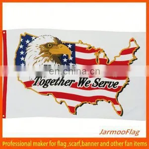 United Flag With Eagle Logo thumbnail-1