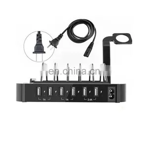 New Products Multi Functional 6 Ports Usb Charging Station With Watch Charging for Apple Stand thumbnail-4