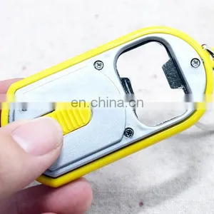 Souvenir Metal Keychain Bottle Opener With LED Light OEM Gift Flash Light thumbnail-3