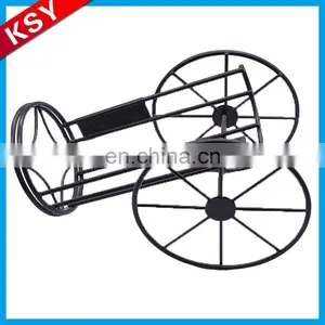 Good Reputation Factory Price Romantic Display Fashion Metal Single Wire Wine Bottles Rack thumbnail-3