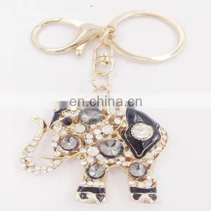 Lovely Elephant Shaped Metal Key Chain thumbnail-1