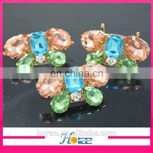 High Quality Crystal Rhinestone Shoe Accessory Shoe Buckle for Lady Shoes thumbnail-1