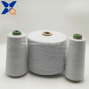Grey Yarn Ne21/2ply 10% Stainless Steel Fiber Blended With 90% Polyester Fiber Ring Spun Yarn for Knitting Touchscreen Gloves-XTAA005 thumbnail-3