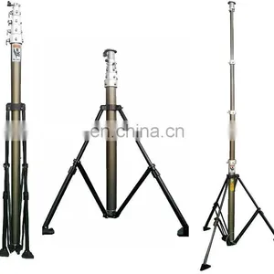6 to 9 Meter Ground Based Telescopic Photography Sport Video Mast thumbnail-2