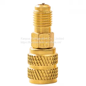 Brass Reducing Union With Cap and Valve Core (brass Union, Brass Fitting) thumbnail-2
