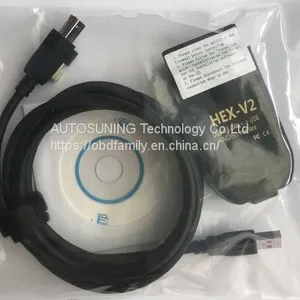 VAG Cable Mutli-language for VW AUDI Skoda Seat V20.4.1 VAGCOM 19.6.2 HEX V2 USB Interface VAG ATMEGA162+16V8+FT232RQ thumbnail-1
