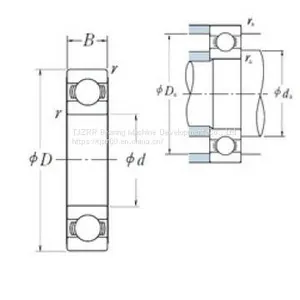 NSK 6220 Deep Groove Ball Bearings thumbnail-1