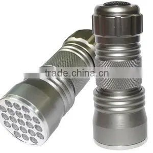 21LED Cheap Aluminum UV Flashlight thumbnail-2