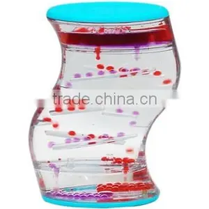 Acrylic Promotion Gifts Colorful 3 Minute Liquid Hourglass Timer thumbnail-2