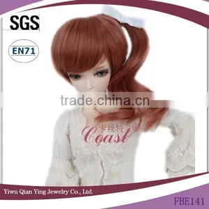 Short Brown Fashion Ponytail Baby Doll Hair Wigs thumbnail-1