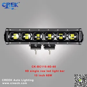 SINGLE ROW 9D LED LIGHT BAR,15 INCH 60W thumbnail-1
