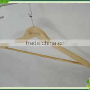 WL-158 Hotel Use Wood Hanger Safe Clothes Hanger thumbnail-1