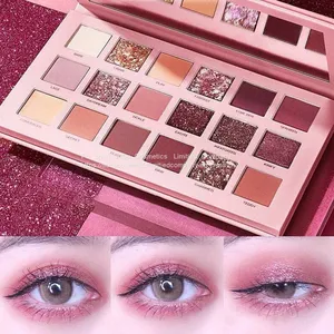 Eye Shadow Cosmetics 18 Colors Eyeshadow Palette Private Label Powder Waterproof thumbnail-2