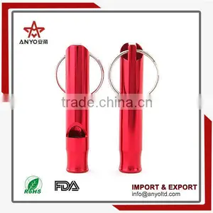 China Wholesale New Design Promotional Aluminum Whistle Key Finder thumbnail-1