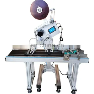 Automatic Flat Labeling Machine Sticker Labeling Machine for Plastic Bags Boxes Cards thumbnail-1