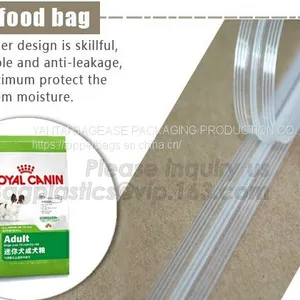 PP/PE/PVC/EVA Plastic Flange Zipper For Pouch, PP Plastic Press To Close Reclosable Flange Zipper for Standard Zipper SEAL thumbnail-2