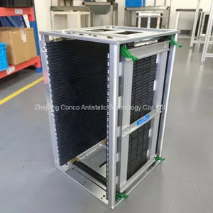 Производство заводом стеллажей для PCB в SMT технологии с антистатическими свойствами по индивидуальным размерам 535*320*570 мм thumbnail-3