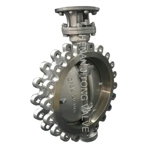 Manufacturer Wholesale ANSI Butterfly Valve Stainless Steel Lug Hard Seal Worm Gear Butterfly Valve thumbnail-3
