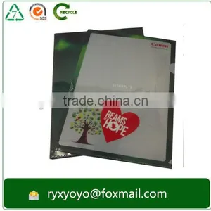 Transparent Glossy Polypropylene Plastic a4 Size L Shape Clear Folder Supplier's Choice thumbnail-1