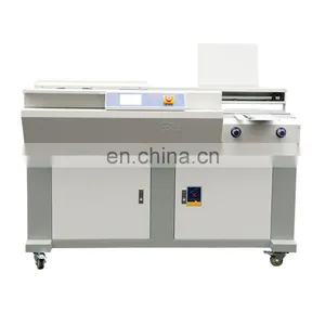 BM60 for A3 A4 Paper Sheets Hardcover Book Block Soft Cover Book Hot Glue Binder Binding Machine thumbnail-1