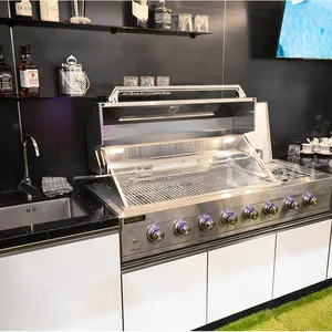 Watherproof Outdoor Barbecue Cabinets Custom Outdoor Cabinets thumbnail-2