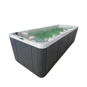 Oem Large Outdoor Swimming Spa Tub Endless Pool thumbnail-1