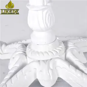 Classic Antique Western Style Cast Iron Marble Table Base Adjustable Dining Table Legs for Apartment Use thumbnail-4