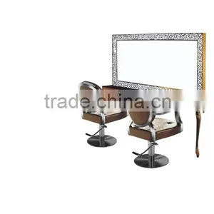 Morden and Fancy Hairdressing Equioment, Led Beauty Hair Salon Mirrors With Light Station for Sale thumbnail-2