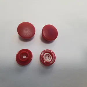 T8 14mm Cap Size Plastic Snap Button for POLO Shirts thumbnail-1