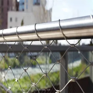Flexible Ss304 Stainless Steel Wire Rope Mesh Used in Zoo Fence Bird Fence thumbnail-3
