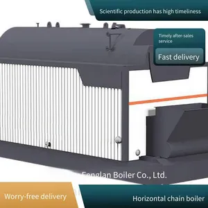 Large Industrial Boiler, Szl Type Double Drum, 20-ton Chain Steam Boiler, Horizontal Coal-fired Boiler thumbnail-5