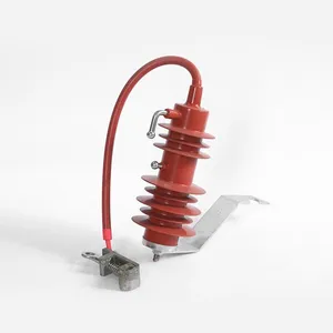 10KV Copper Oxide Arrester HY10CX-13-40 for Outdoor Substation Protection thumbnail-1